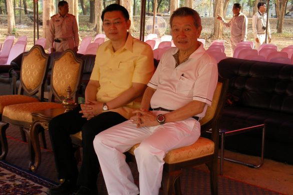 เป็นประธานฝ่ายฆราวาสในพิธีวางศิลาฤกษ์ “ศาลาปฏิบัติธรรมเฉลิมพระเกียรติ”
